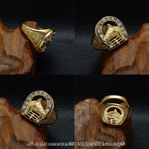 Bobijoo Jewelry Chevali Re Bague Fer Cheval T Te Camargue Gitan