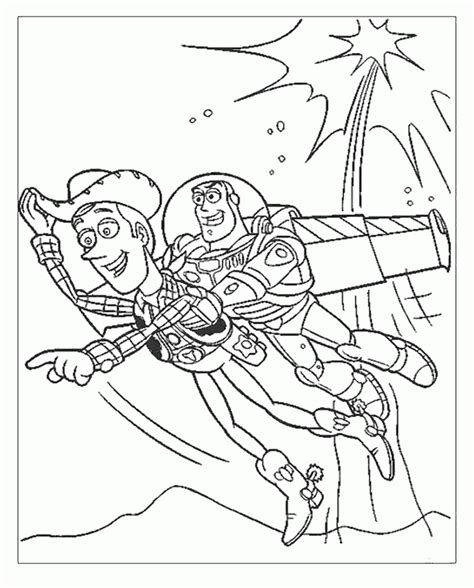 Buzz And Woody Coloring Pages - Coloring Home