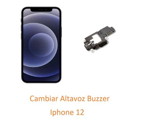 Cambiar Altavoz Buzzer Iphone 12 Reparación Móviles