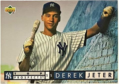 Derek Jeter 1994 Upper Deck New York Yankees Baseball Top Prospects