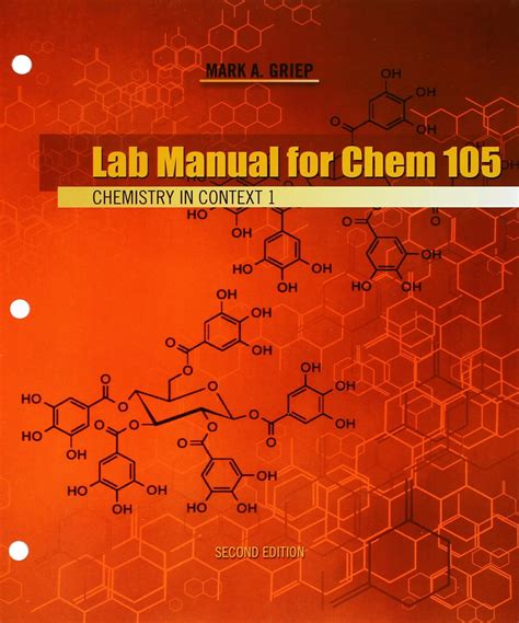 Buy Lab Manual For Chem 105 Chemistry In Context 1 Book Online At Low