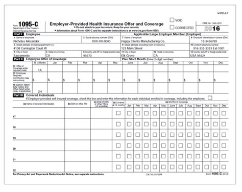 Aca Irs Employee Forms