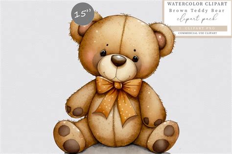 Brown teddy bear clipart, Teddy bear clipart, Toy clipart