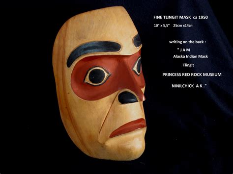 A beautiful Tlingit Mask - ethnographic antique store