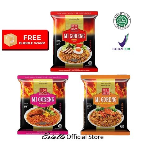 Jual Best Wok Mi Goreng Original Hot Spicy Blackpepper Seafood Mie