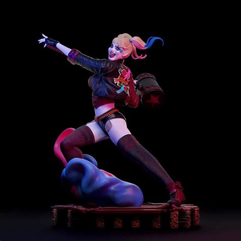 Harley Quinn 3d Model Ready To Print Stl