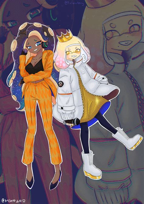 Marina x Pearl - Splatoon 3 by pinkaito on DeviantArt