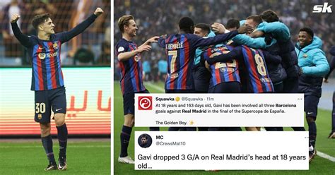 Twitter erupts as Barcelona destroy Real Madrid 3-1 to win Spanish ...