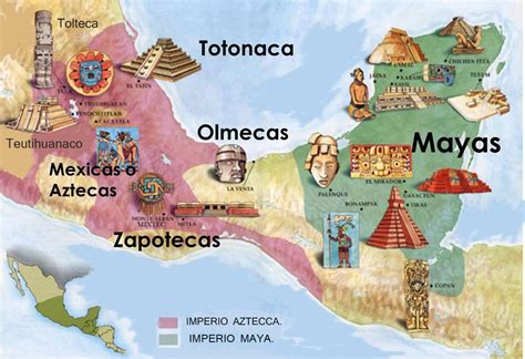 Descubre El Mapa De Las Civilizaciones Incas Mayas Y Aztecas En El Año