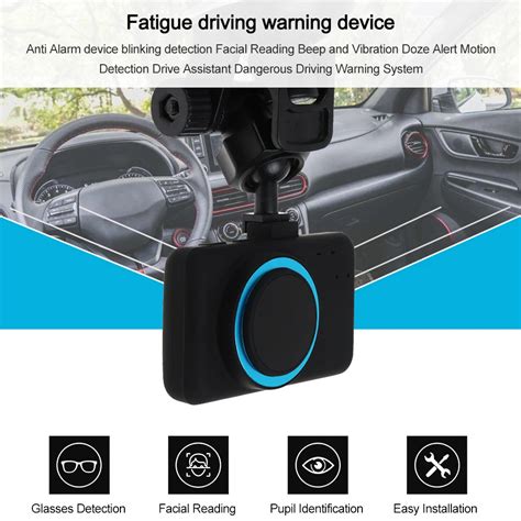 Dangerous Fatigue Driving Warning Device Facial Reading Beep And