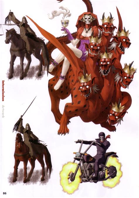 Shin Megami Tensei Demons | Concept art characters, Character design ...