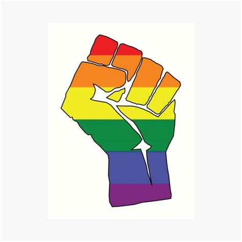 Gay Fist Wall Art Redbubble