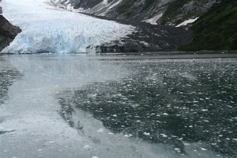 Ice fall from glacier, stock image. Image of antarctica - 2131533