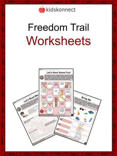 Freedom Trail Worksheets And Facts Establishment Sites Importance