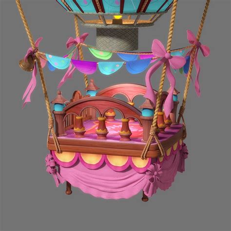 Fantasy Hot Airballoon D Model Ma Fbx Obj Free D