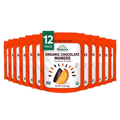 Amazon Natierra Organic Freeze Dried Chocolate Covered Mango