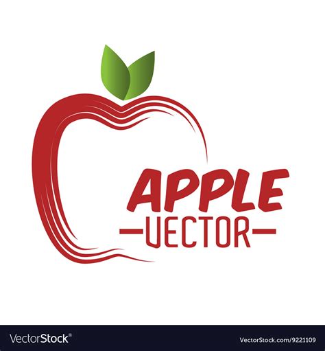 Apple icon design Royalty Free Vector Image - VectorStock