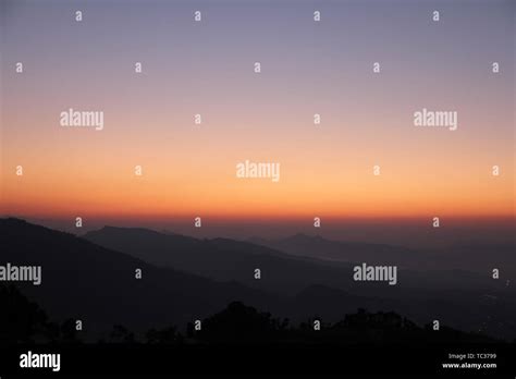 Sunrise in the Himalayas Stock Photo - Alamy