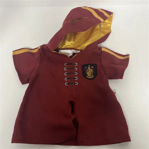 Build A Bear Harry Potter Gryffindor Quidditch Costume Uniform Robe