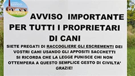 Fido Se I Padroni Sporcano Ecco I Cartelli Anti Cacche Tribuna Di