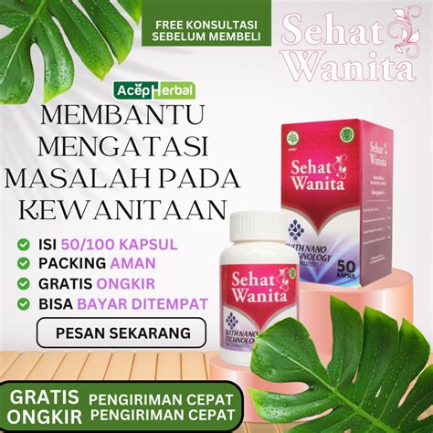 Jual Sehat Wanita Obat Herbal Atasi Masalah Kewanitaan Obat Promil