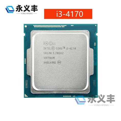 Intel Core I3 4170 I3 4170 I34170 37ghz Quad Core 3mb Memory Ddr3 1600