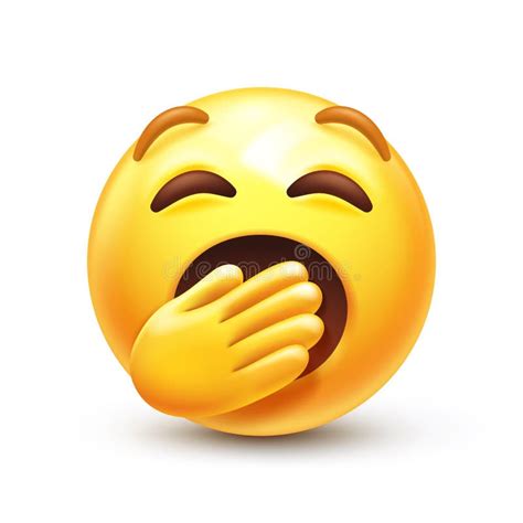 Yawning Emoji Stock Vector Illustration Of Icon Emotion 227372086