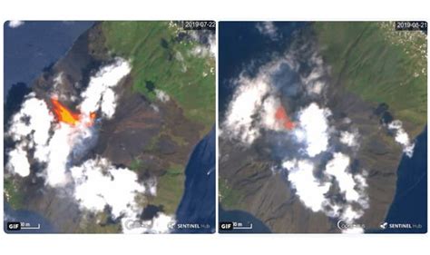 Italy volcano eruption satellite image: The incredible activity as ...