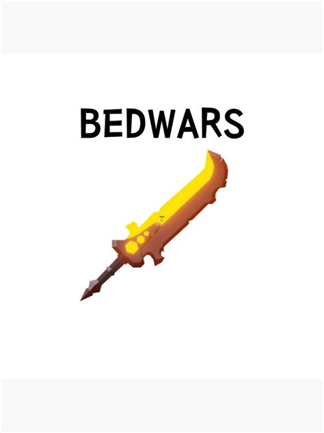 "BEDWARS RAGEBLADE" Sticker for Sale by jknyjason | Redbubble