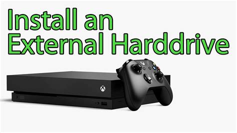 Xbox One How To Install An External Hard Drive Guide Youtube