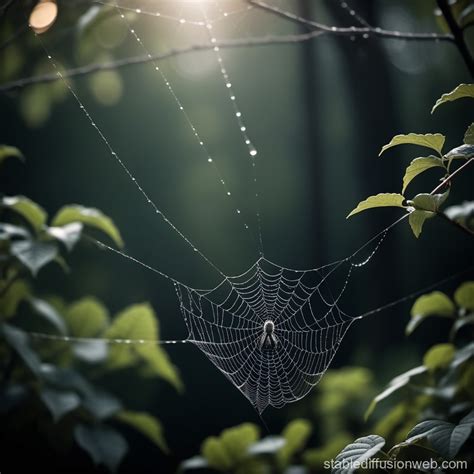 Simple Creepy Spider Webs | Stable Diffusion Online