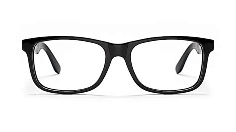 Premium AI Image | A pair of black glasses with a black frame.