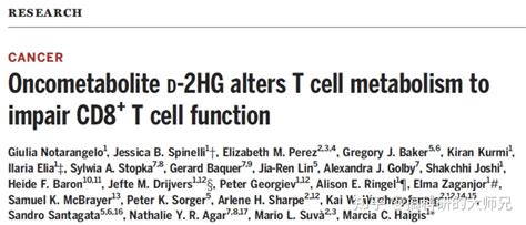 研究生如何进行文献精读？主刊science教你大热的代谢免疫研究思路—肿瘤细胞分泌促癌代谢物d 2hg抑制cd8 T细胞糖酵解 知乎