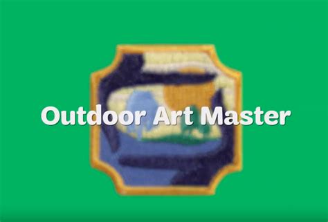 Ambassador Badge Outdoor Art Master Step 1 All Things Girl Scouts