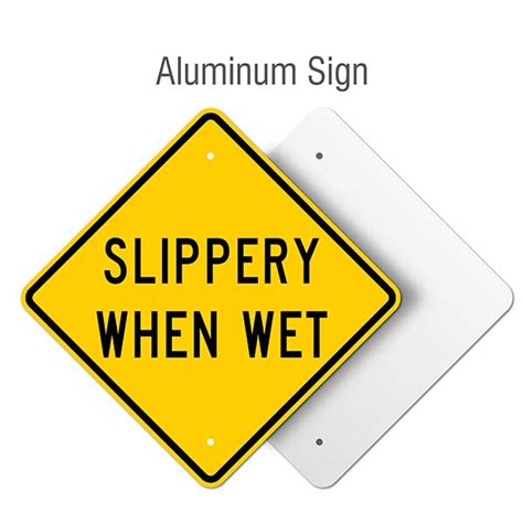 Slippery When Wet Sign - Get 10% Off Now