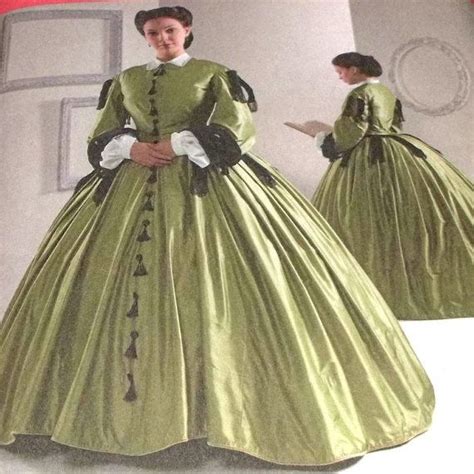 Sewing Pattern Civil War Ball Gown Dress By Hookandneedlepattern 24