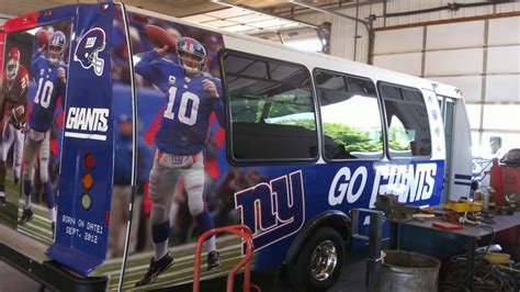 Specialty Wraps For Fan Vans Tailgating Buses And Tailgate Rvs Sign