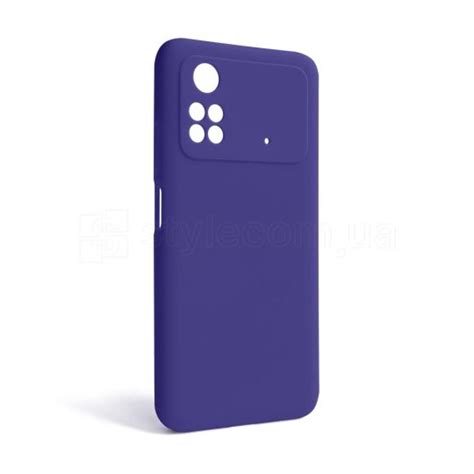 Чехол Full Silicone Case для Xiaomi Poco M4 Pro 5g Violet 36 без логотипа купить за 262 50