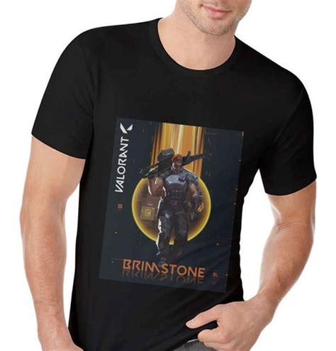 Polera Unisex Valorant Brimstone Hell Fell On You Cuotas Sin Interés