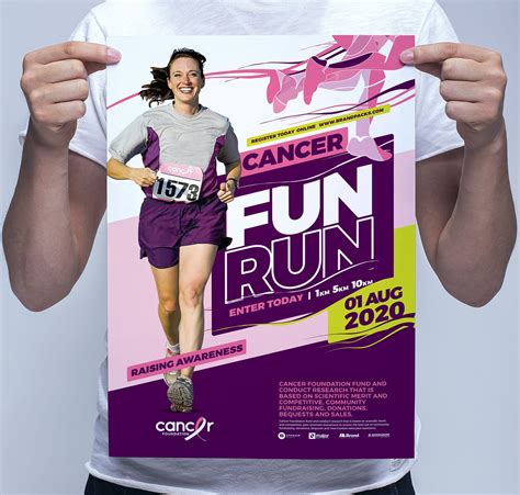 Cancer Charity Fun Run Templates Pack By Brandpacks Brandpacks