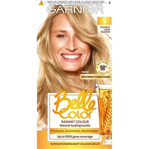 Garnier Belle Color Natural Light Blonde Permanent Hair Dye Compare