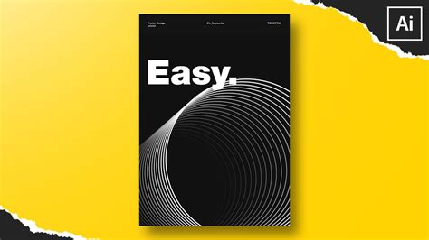 How To Create An Easy Poster Design In Illustrator Illustrator