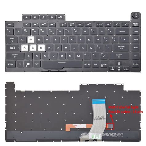 SUNMALL Replacement Keyboard Compatible With Asus G512 G531GD G531GT