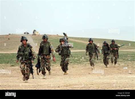 Afghan Commandos With Special Operations Kandak During Live Fire