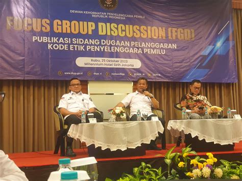 Rri Co Id Dkpp Imbau Kpu Bawaslu Satukan Visi Misi Di Pemilu