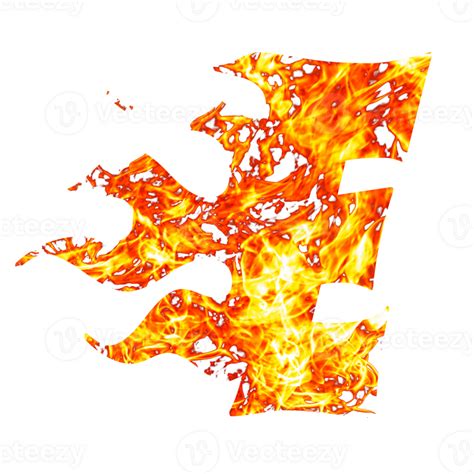 FIRE ALPHABET E 23495183 PNG