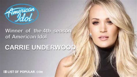 Carrie Underwood American Idol 2005 Winner Season 4