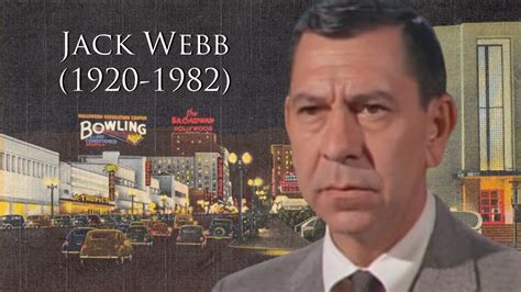 Jack Webb 1920 1982 YouTube