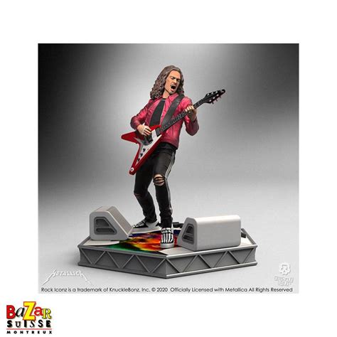 Kirk Hammett Metallica Figurine Rock Iconz From Knucklebonz