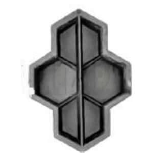 Пластиковые формы ALPHA для плитки - Соты гладкие половинки продольные ...